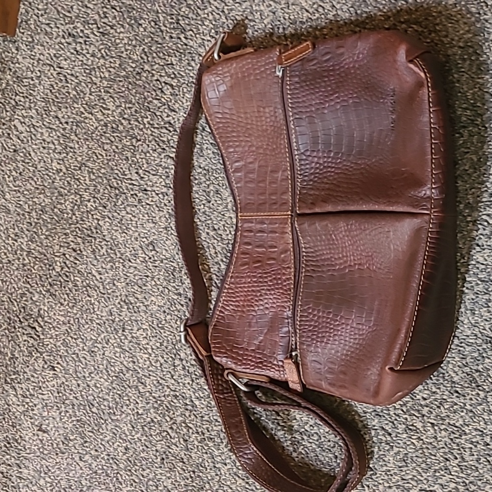 Jack Georges alligator leather bag